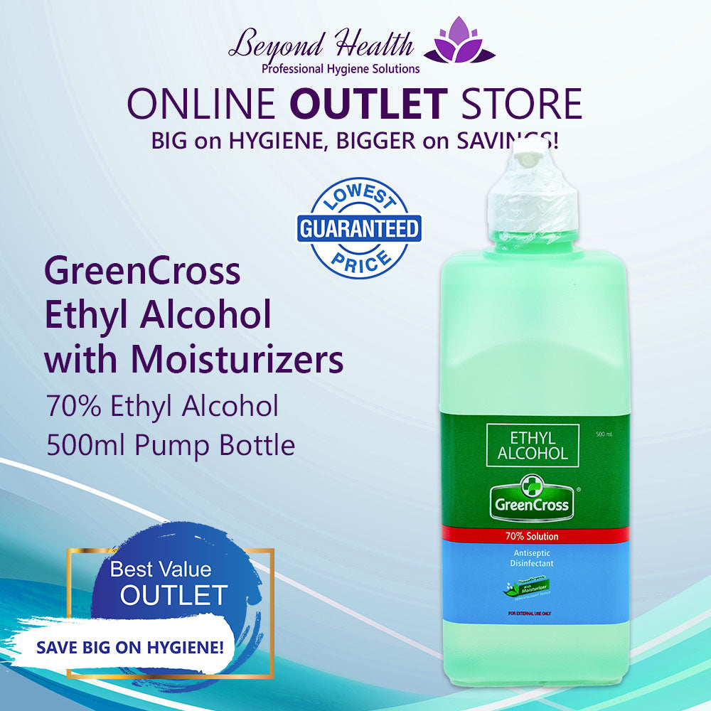 GreenCross 70% Ethyl Alcohol with Moisturizers Pump Bottle 500ml