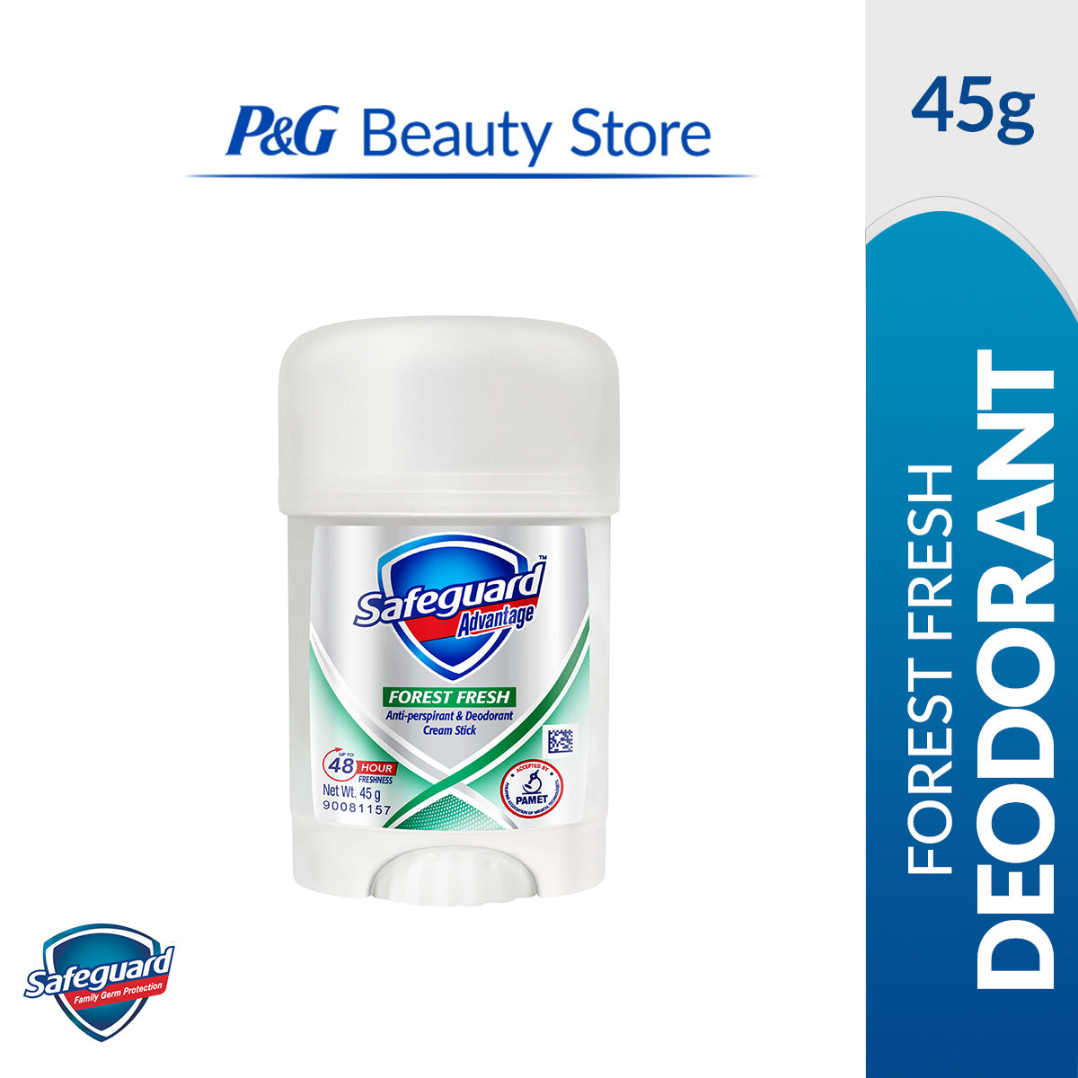 Safeguard Forest Fresh Cream Deodorant 45g