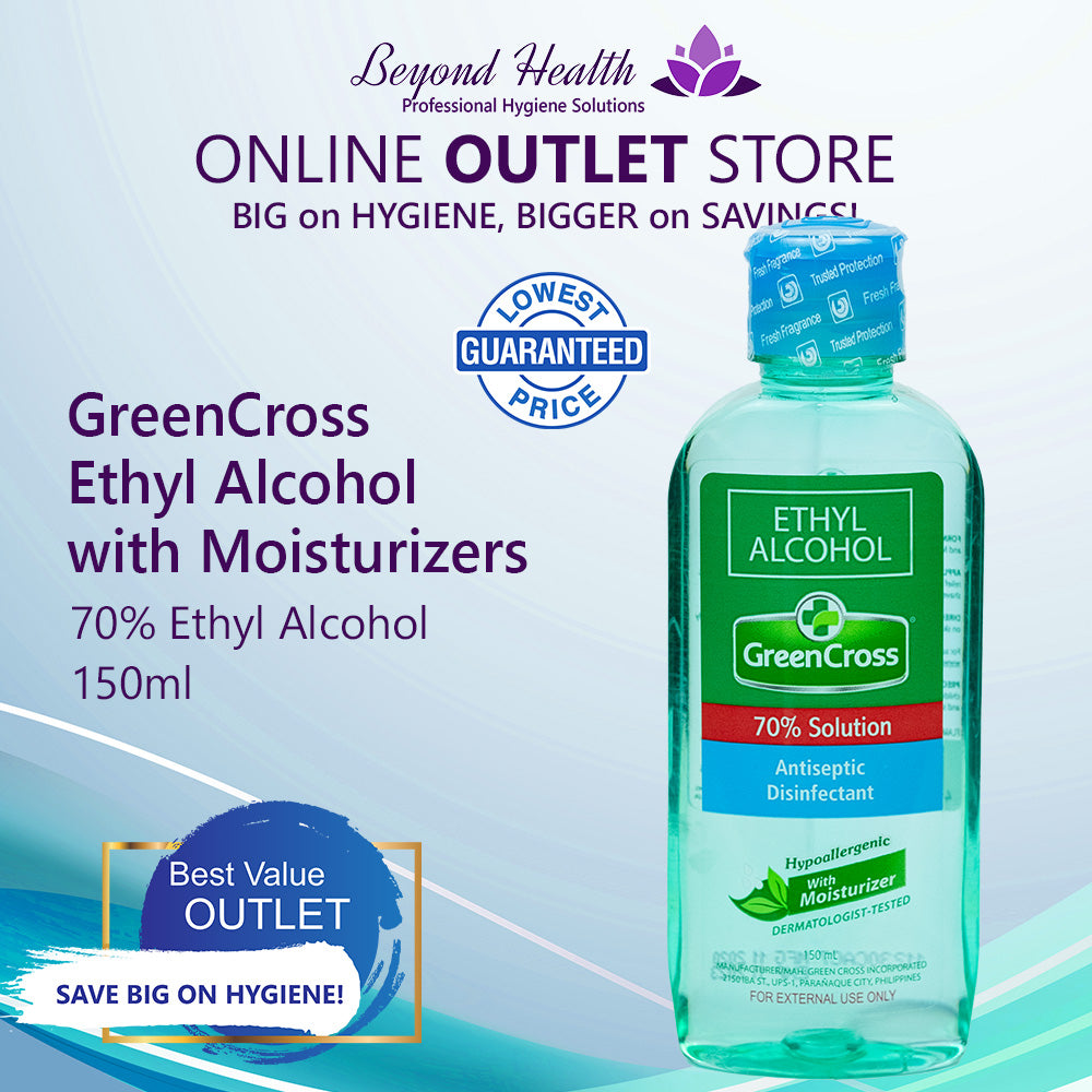 GreenCross 70% Ethyl Alcohol with Moisturizers 150ml