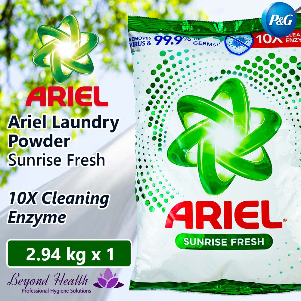 Ariel Laundry Powder with Oxybleach Sunrise Fresh Scent  2.94kg