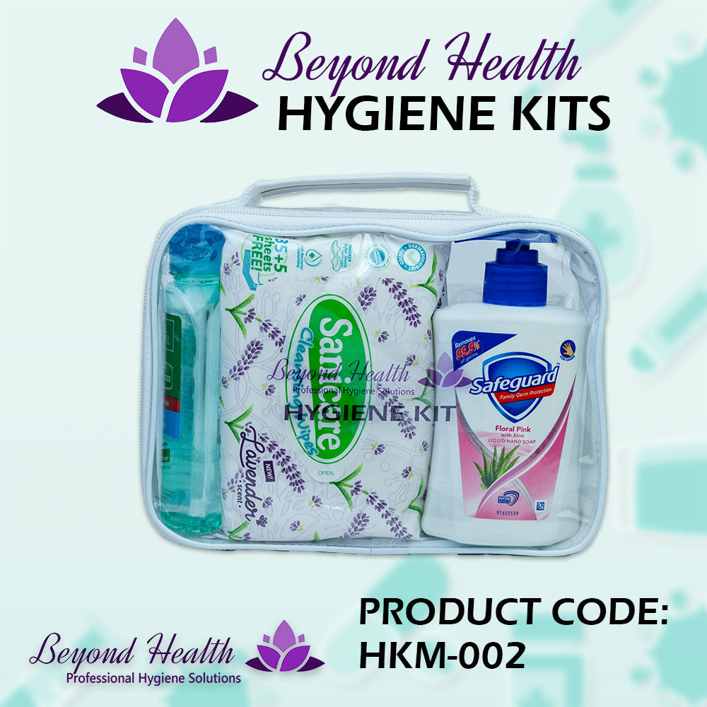HKM-002 Personal Hygiene Kit Beyond Health 5 Items Disinfection Kit MEDIUM BAG
