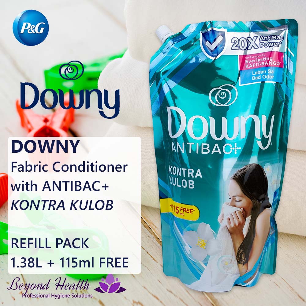 Downy Fabric Conditioner Antibac+ Kontra Kulob REFILL PACK 1.38L+115ml