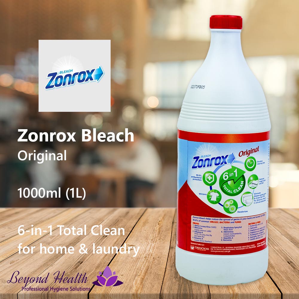Zonrox Bleach Original 6-in-1 Total Clean 1000ml (1L)