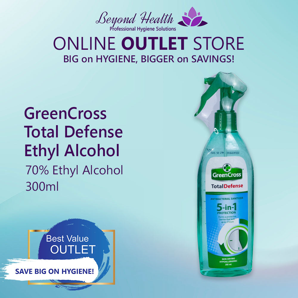 GreenCross 70% Ethyl Alcohol Total Defense 300ml