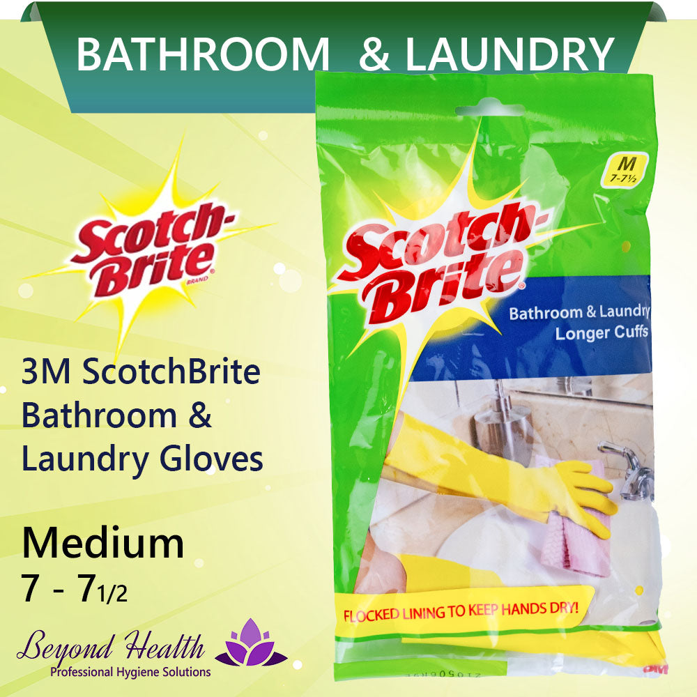 Scotch-Brite™ Heavy Duty Laundry Gloves, Medium, 1 Pair/Pack