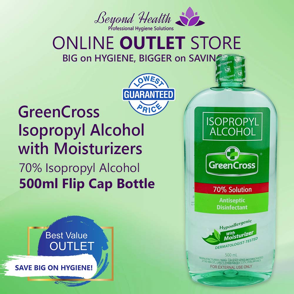 GreenCross 70% Isopropyl Alcohol with Moisturizers 500ml