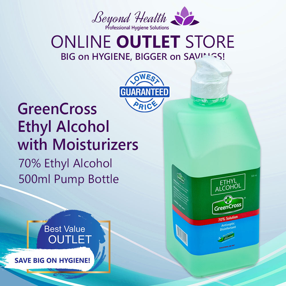 GreenCross 70% Ethyl Alcohol with Moisturizers Pump Bottle 500ml