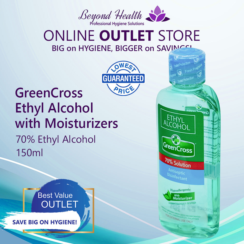 GreenCross 70% Ethyl Alcohol with Moisturizers 150ml