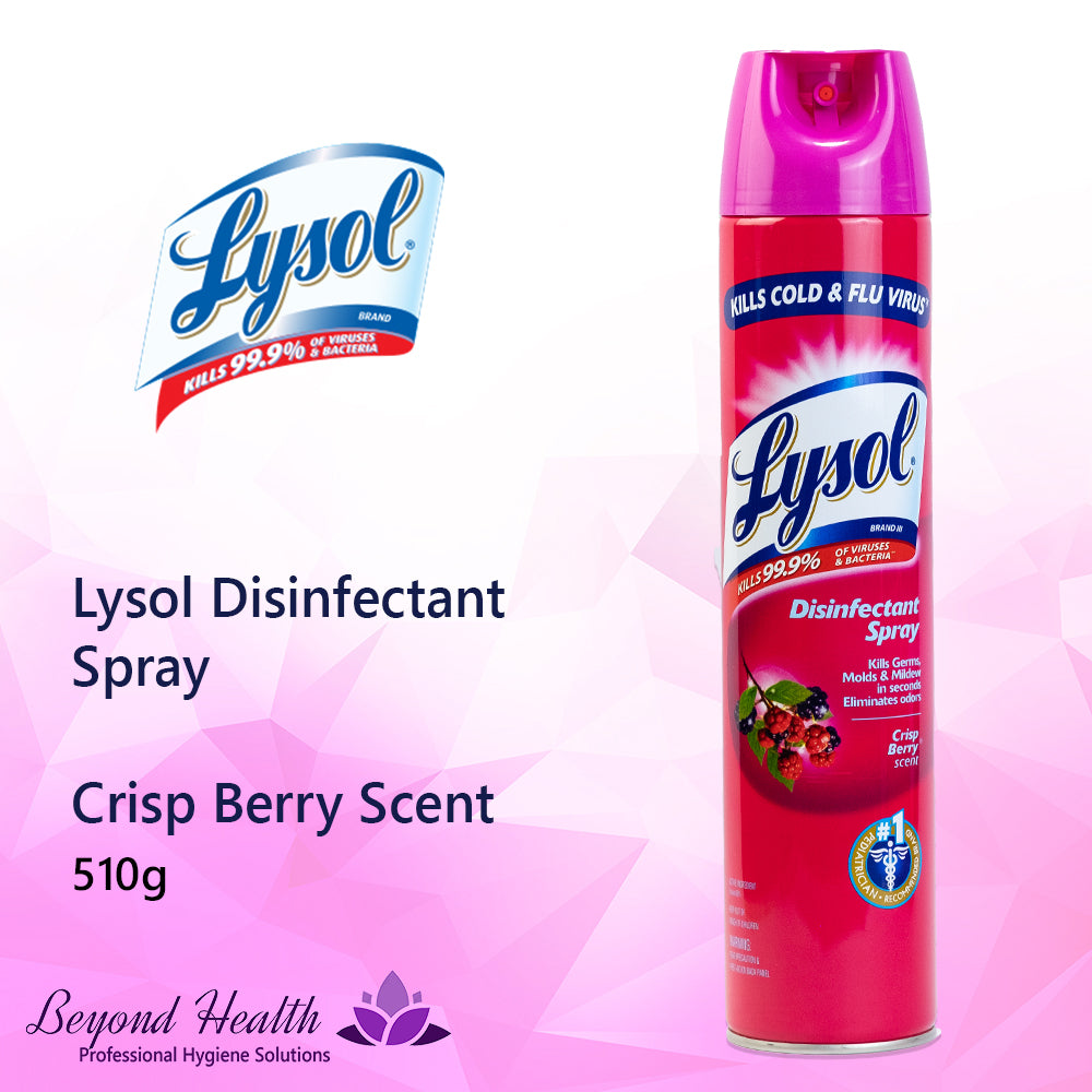 LYSOL Disinfectant Spray Crisp Berry Scent 510g