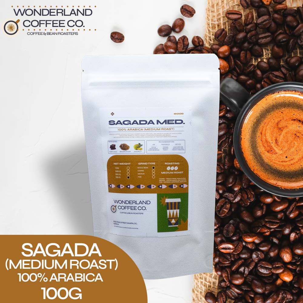 SAGADA Medium Roast 100% Arabica Coffee Sagada Sunrise: Premium Medium Roast Arabica Coffee Beans with Smooth and Balanced Flavor - Sustainably Grown and Handcrafted in Sagada, Perfect for Those Who Appreciate Locally-Sourced Coffee, Lazada PH Best