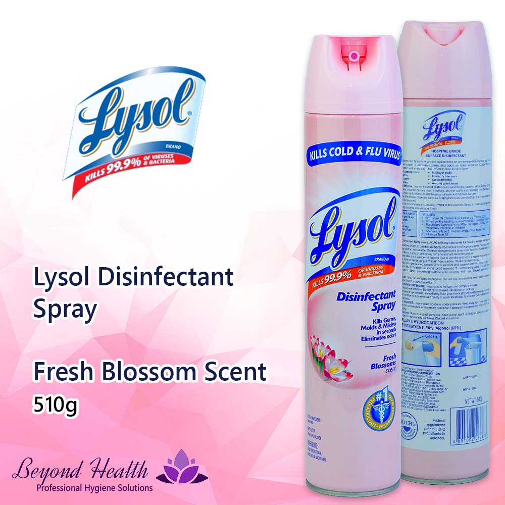 LYSOL Disinfectant Spray Fresh Blossom Scent 510g
