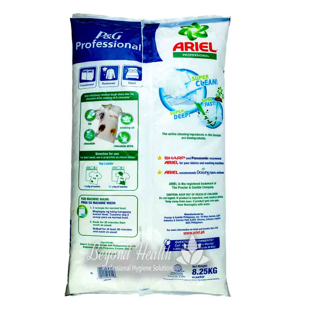 Ariel® Professional Powder (8.25kg) For Laundromat, Restaurant & Hotel Procter & Gamble