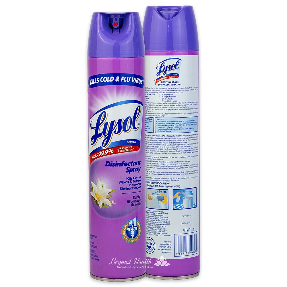 LYSOL Disinfectant Spray Early Morning Scent 510g