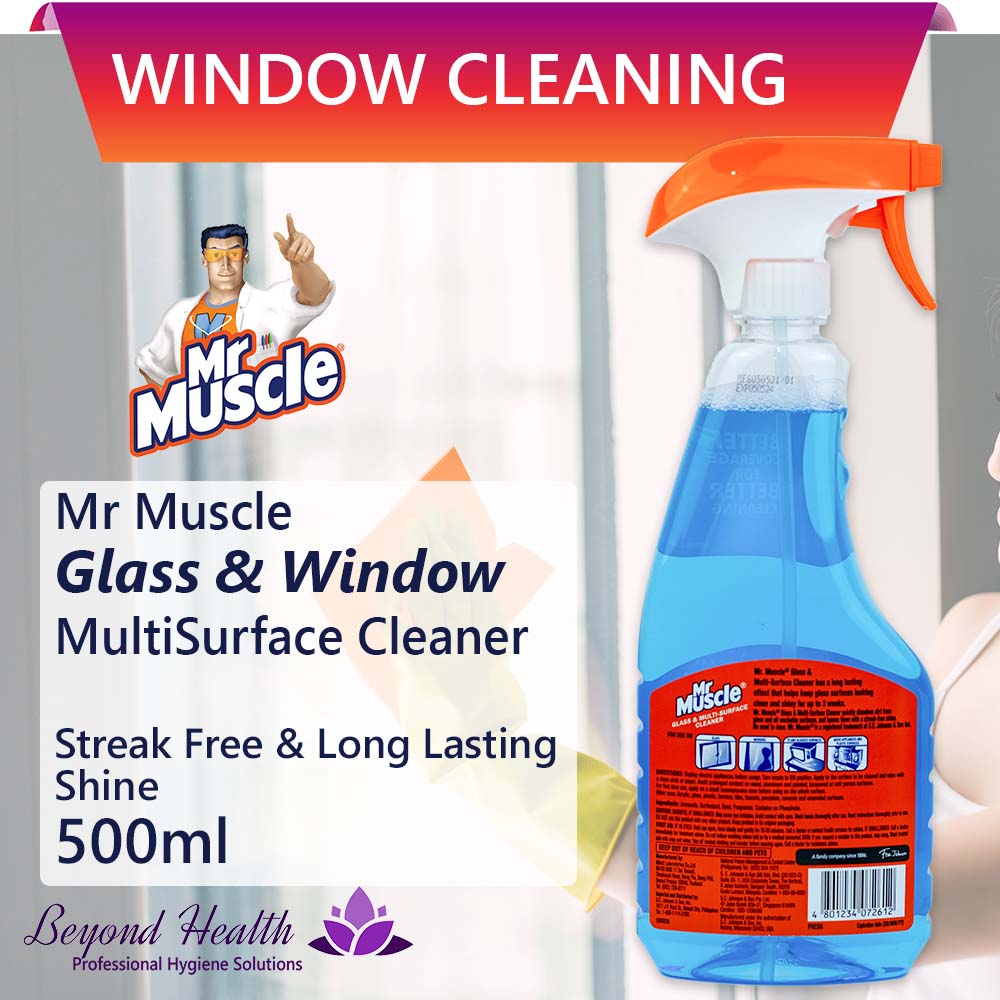 Mr. Muscle Glass and Window Multi-Surface Cleaner 500ML