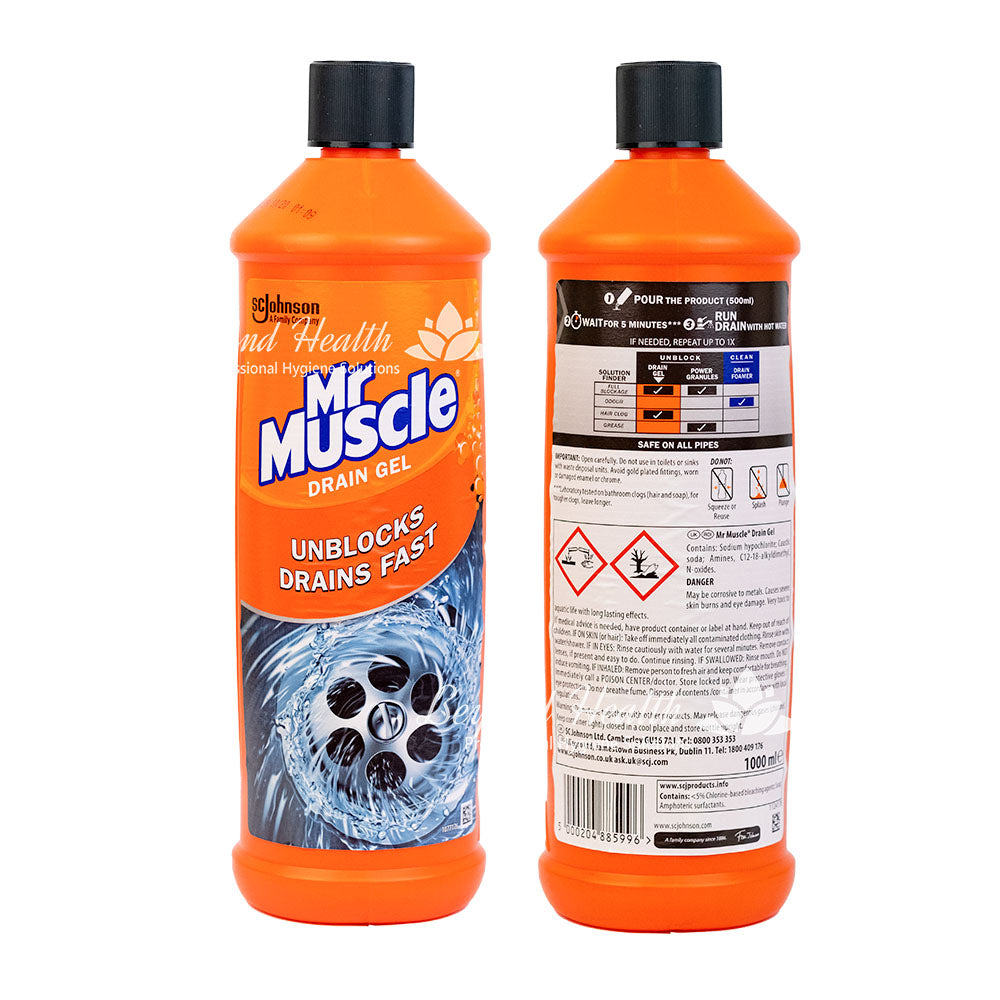 Mr Muscle® Drain Gel Unblocker  Mr Muscle Sink & Drain Gel, 500ml