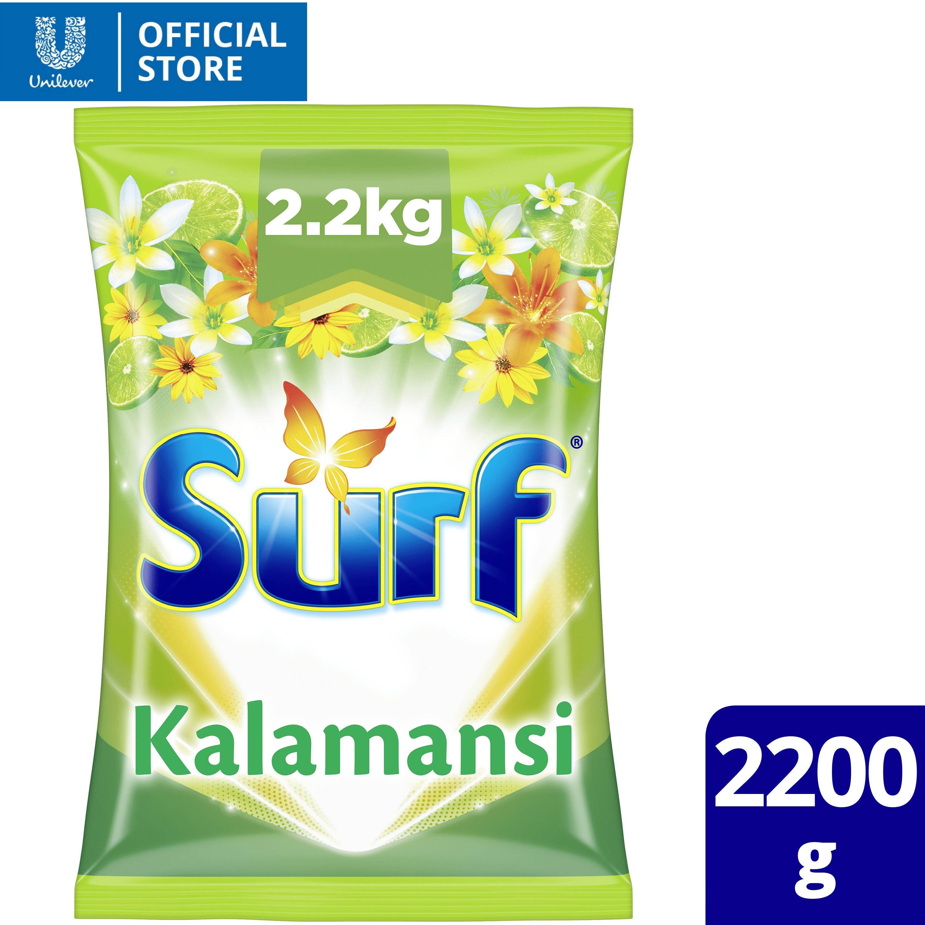 Surf Kalamansi Laundry Powder Detergent 2.2kg Pouch