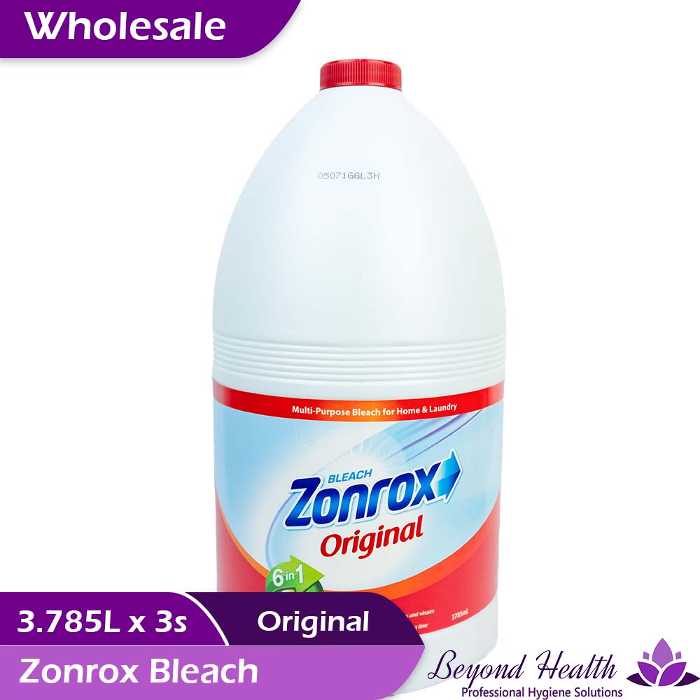 Wholesale Zonrox Bleach Original Scent 6-in-1 Total Clean [3.785L x  3Gallon]