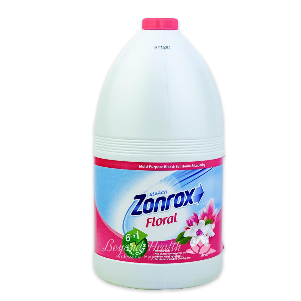 Zonrox Bleach Floral Scent 6-in-1 Total Clean 1 Gallon (3.785L)