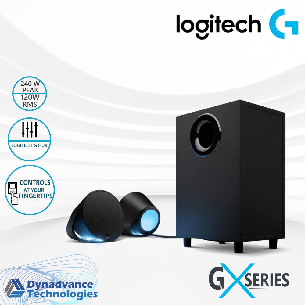 Logitech G560 LIGHTSYNC PC Gaming Speakers BRING GAMES TO REAL