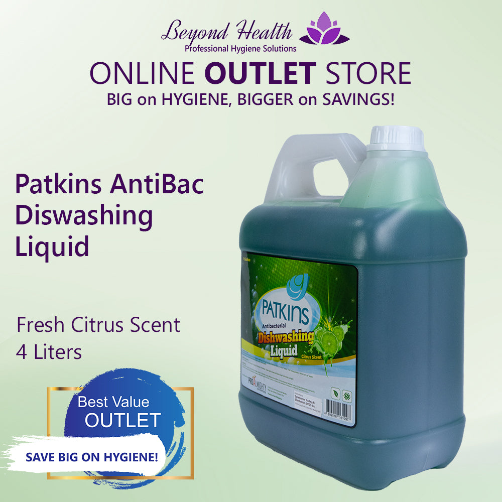 Patkins Antibacterial Dishwashing Liquid Premium Quality 4Liters
