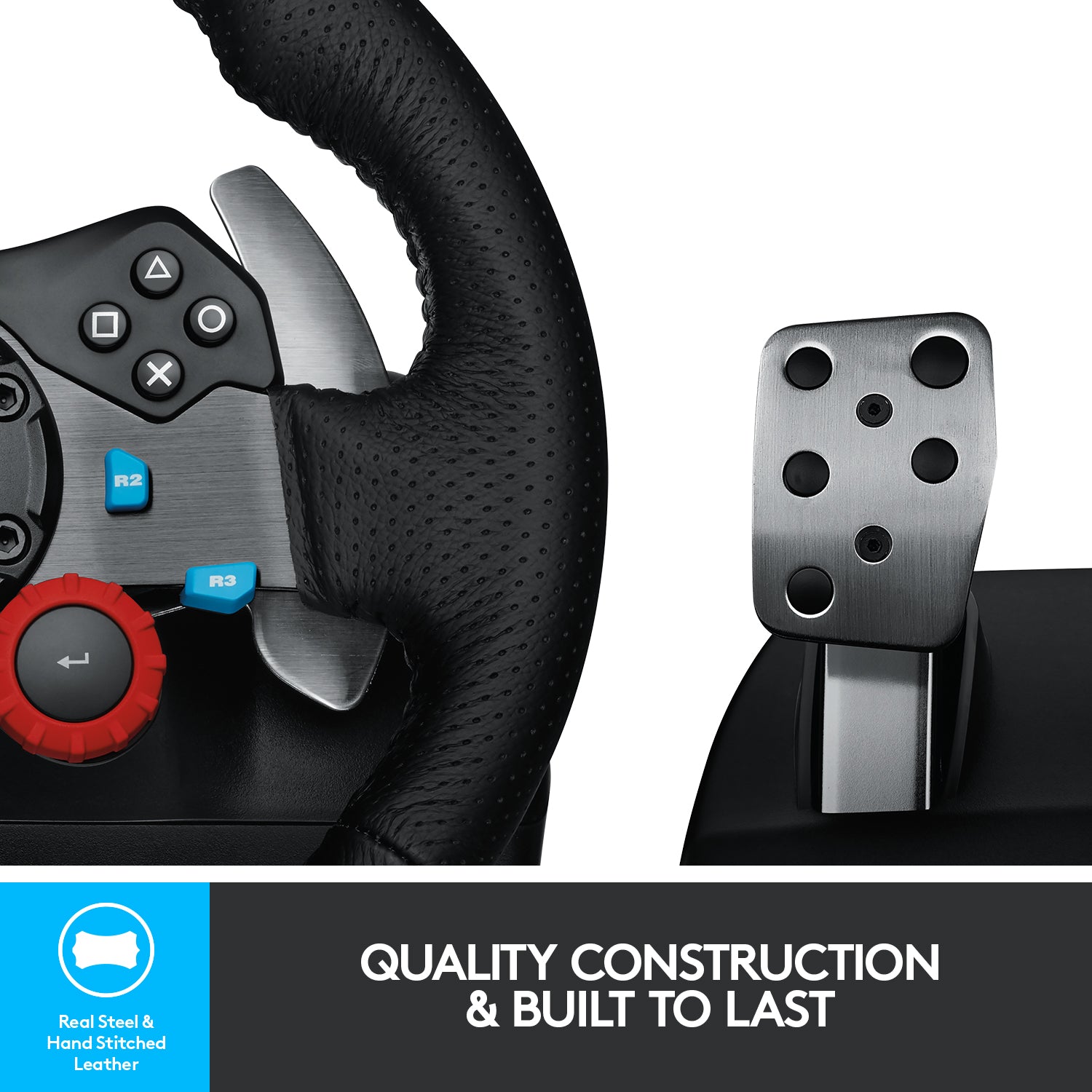 Logitech G29 Driving Force Racing Wheel for PS4, PS3 and PC