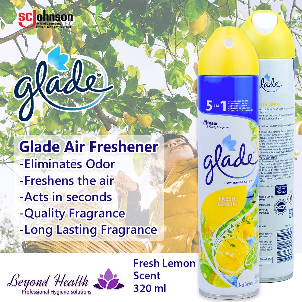 Glade Air Freshener Fresh Lemon Scent 320ml