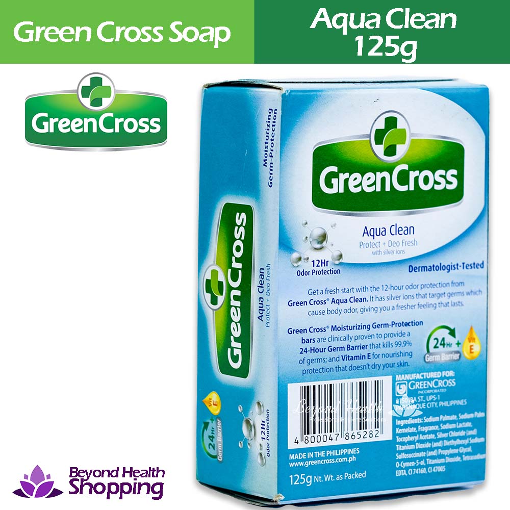 Green Cross Bath Soap Aqua Clean 125g