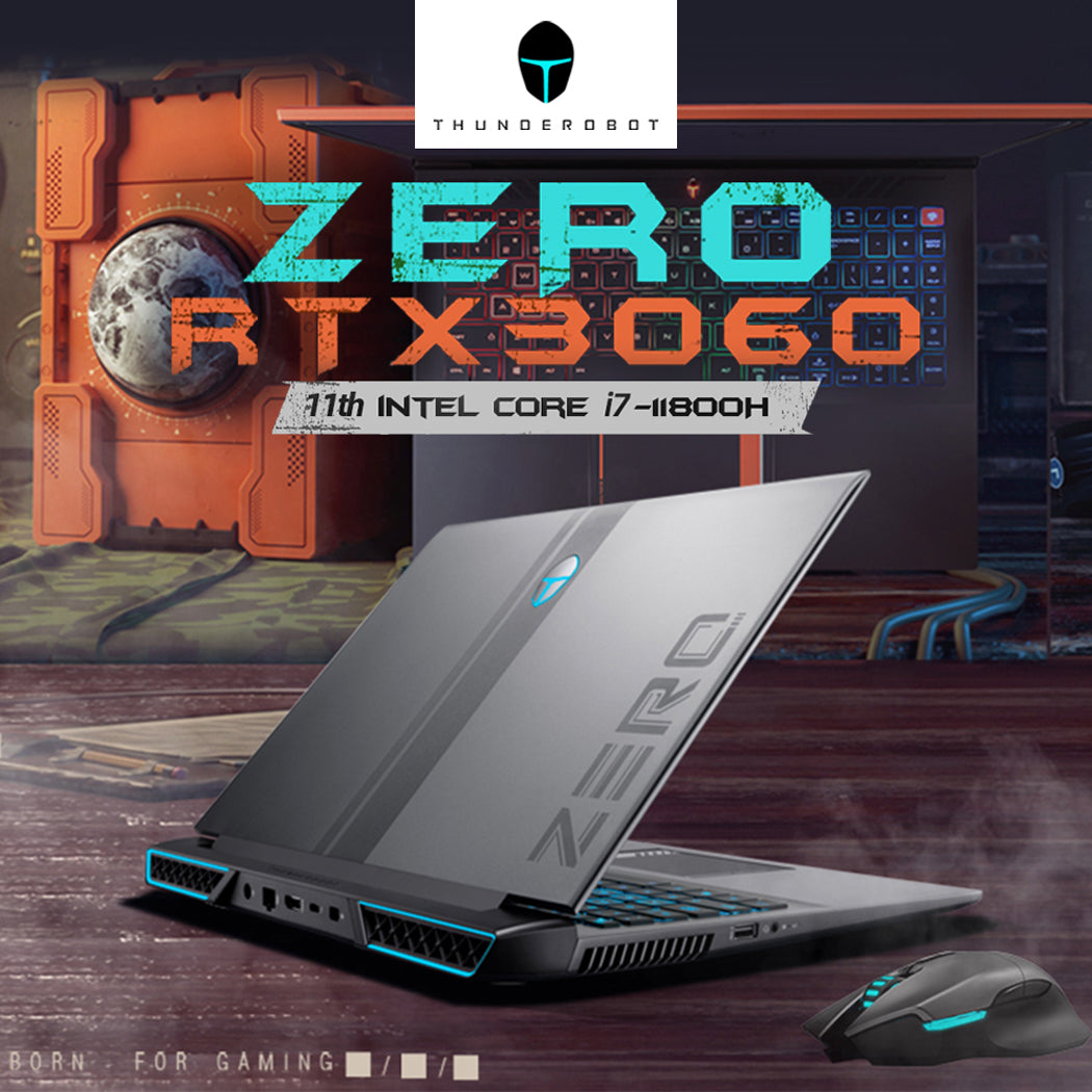 ThundeRobot Zero Gray - (i7-11800H / 16GB (8G*2) / 512G SSD / RTX3060 6GB)