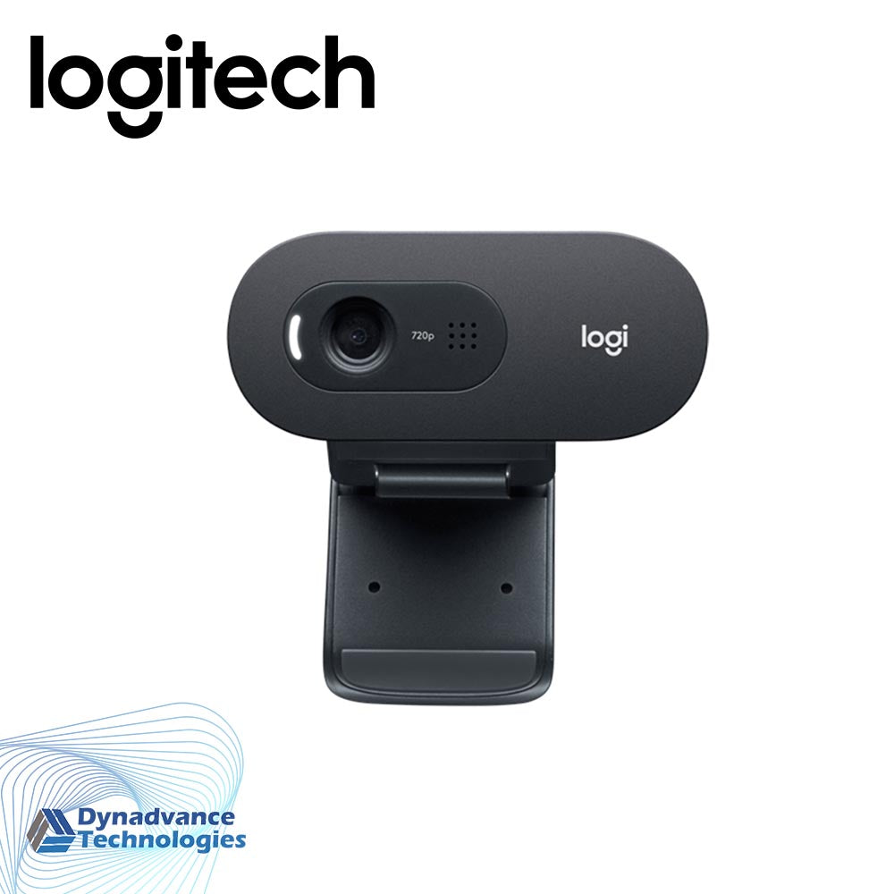 Logitech C505 HD Webcam - 720p HD External USB Camera for Desktop or Laptop with Long-Range Microphone, Compatible with PC or Mac - Grey