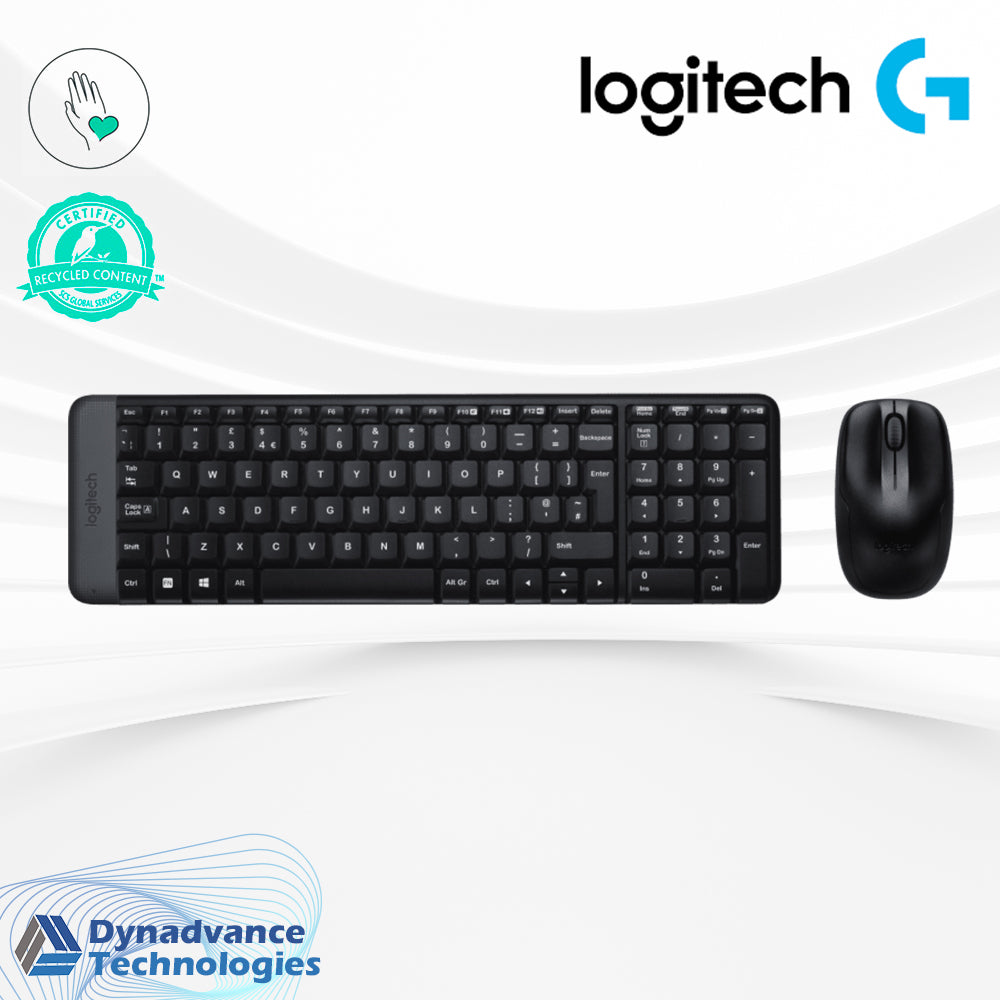 Logitech MK220  KEYBOARD AND MOUSE Wireless Combo Space-saving and QUALITY YOU CAN RELY ON