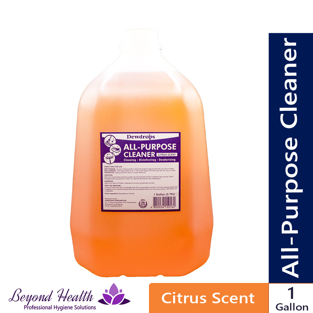 Dewdrops All-Purpose Cleaner Citrus Scent 1 Gallon(3.79L)