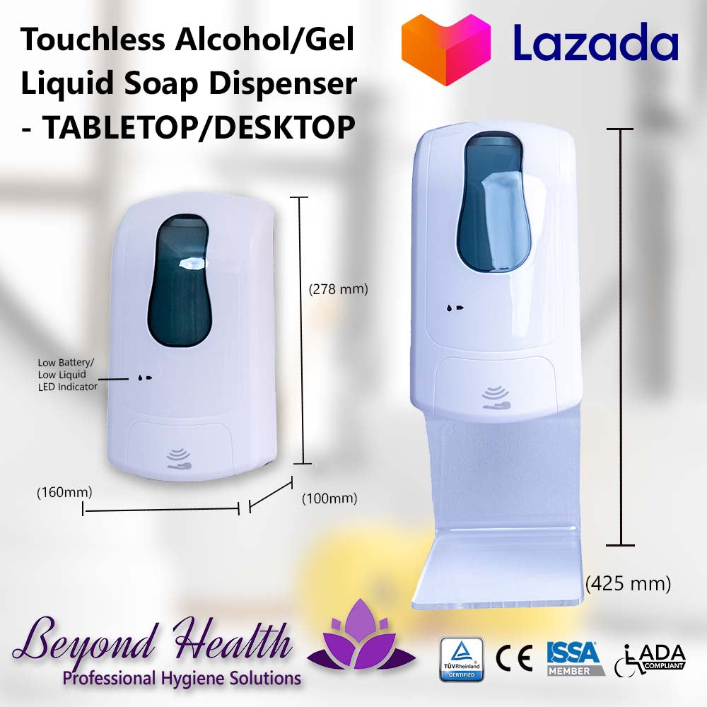 Touchless Alcohol Dispenser White