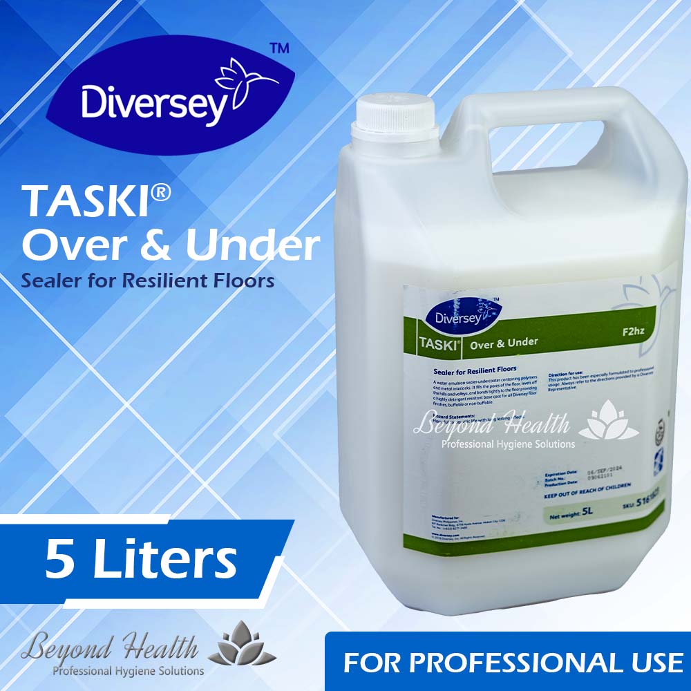 Diversey™ TASKI® Over & Under  (5L) F2hz  Sealer For Resilient Floors  For Professional Use