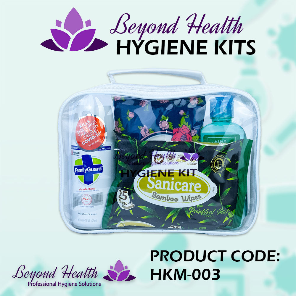 HKM-003 Personal Hygiene Kit Beyond Health 5 Items Disinfection Kit MEDIUM BAG