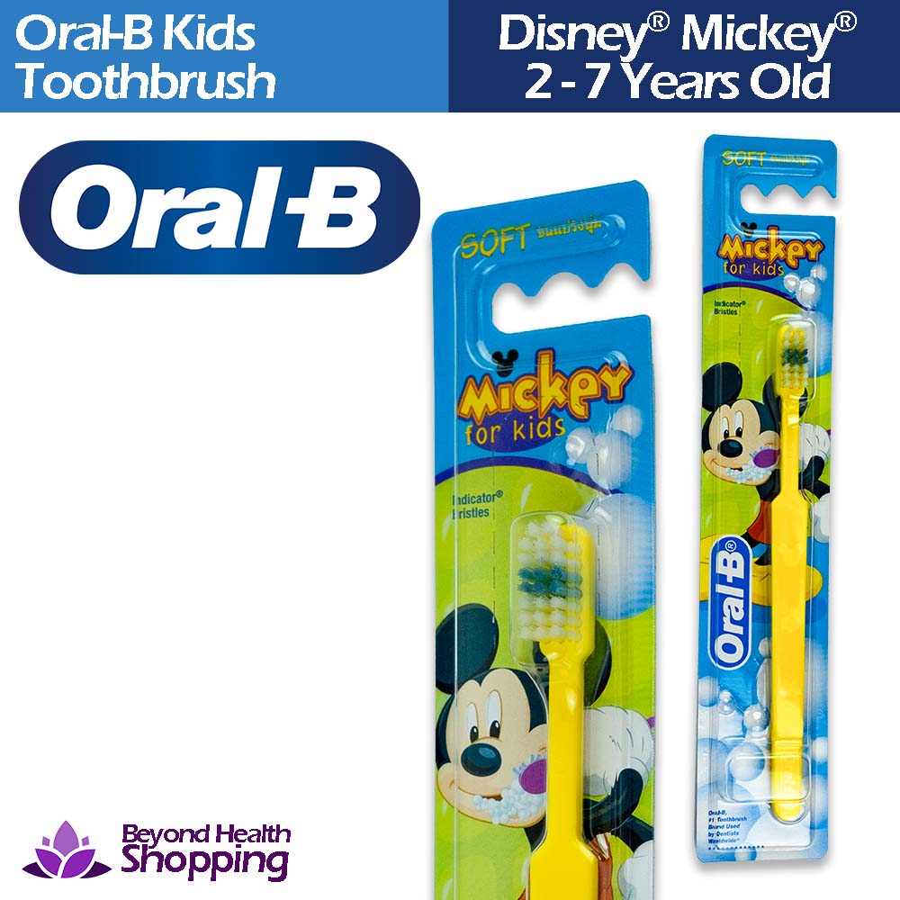 Oral-B Kids Toothbrush Disney Mickey Yellow 2-7 Years Old