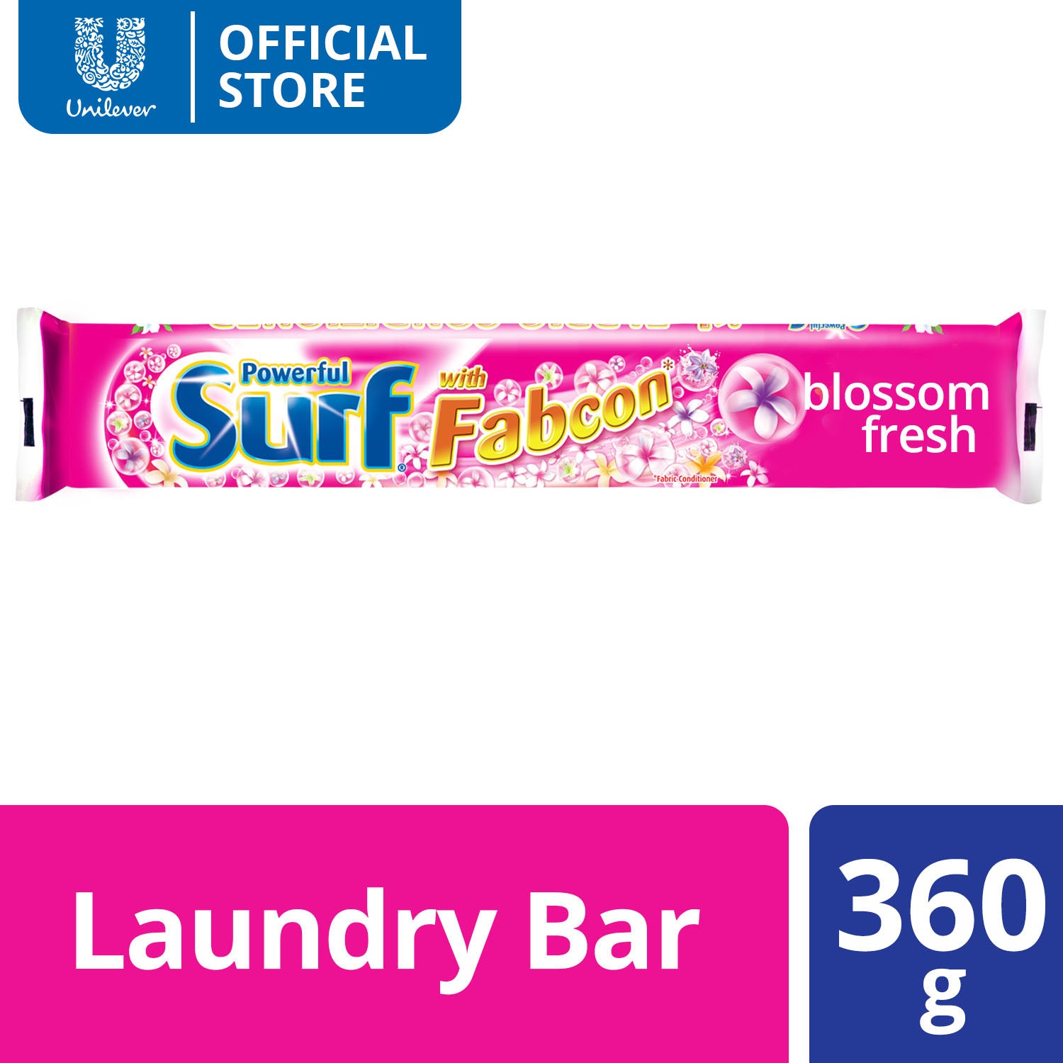 Surf Bar Detergent Blossom Fresh 360g Long Bar