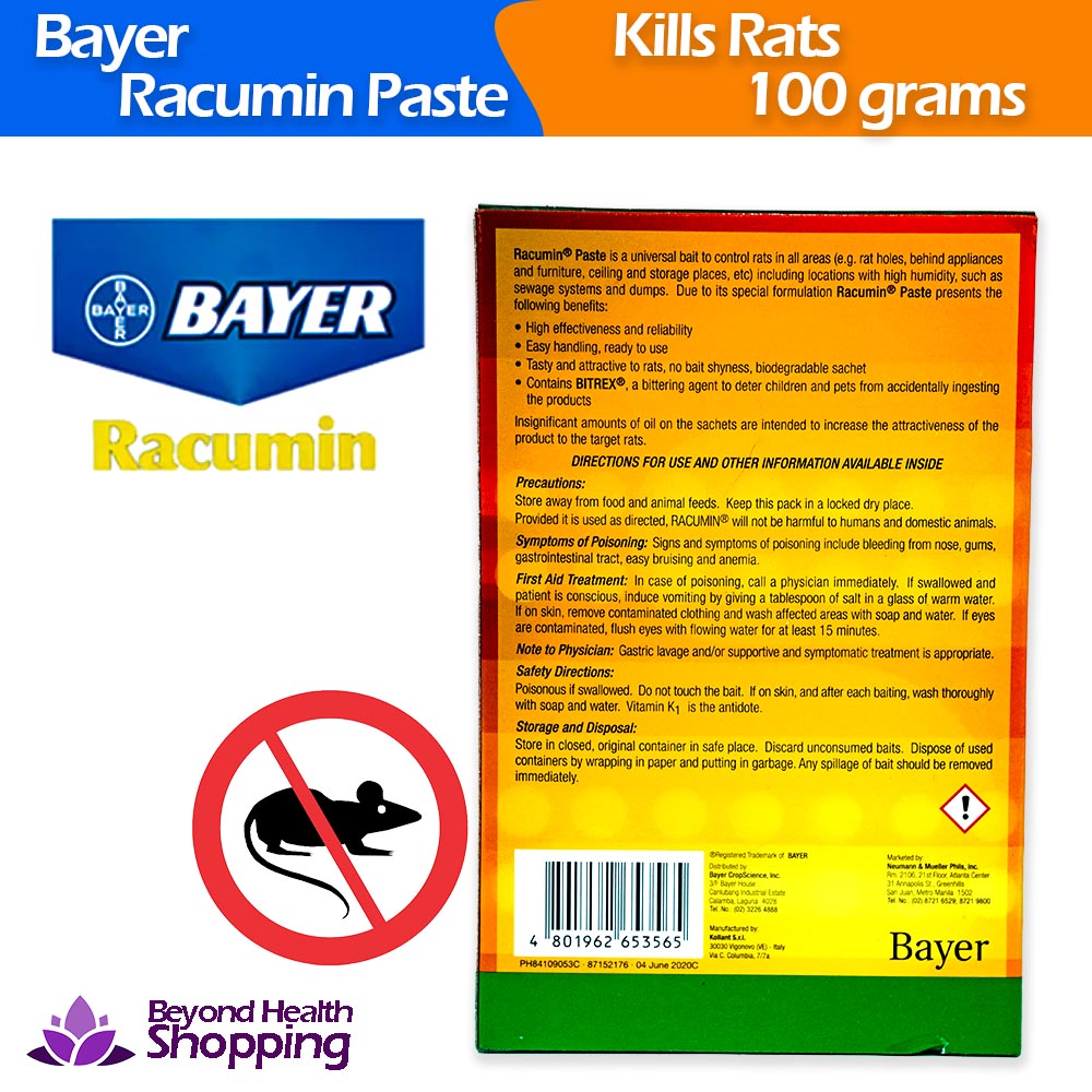 Bayer Racumin Paste 100 grams