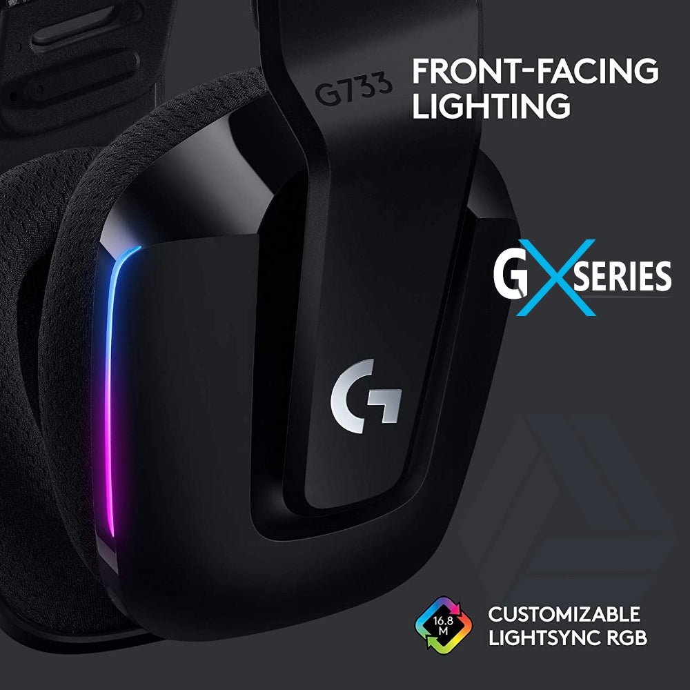 Logitech G733 LIGHTSPEED WIRELESS RGB GAMING HEADSET IMMERSIVE AUDIO