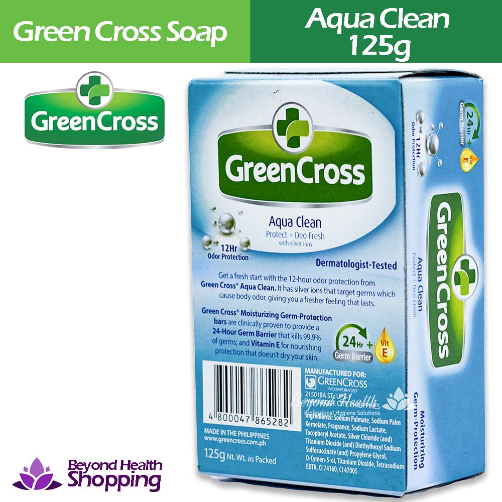 Green Cross Bath Soap Aqua Clean 125g