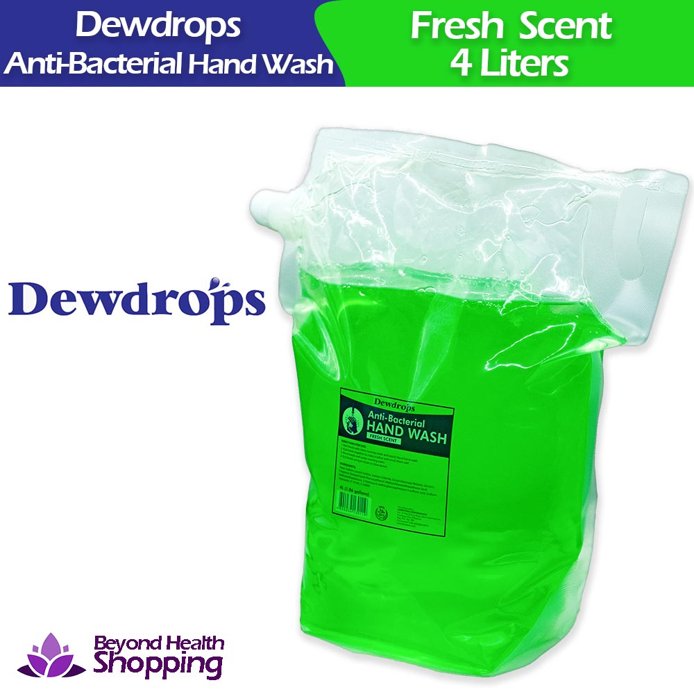 Dewdrops Anti-Bacterial Hand Wash Fresh Scents 4L