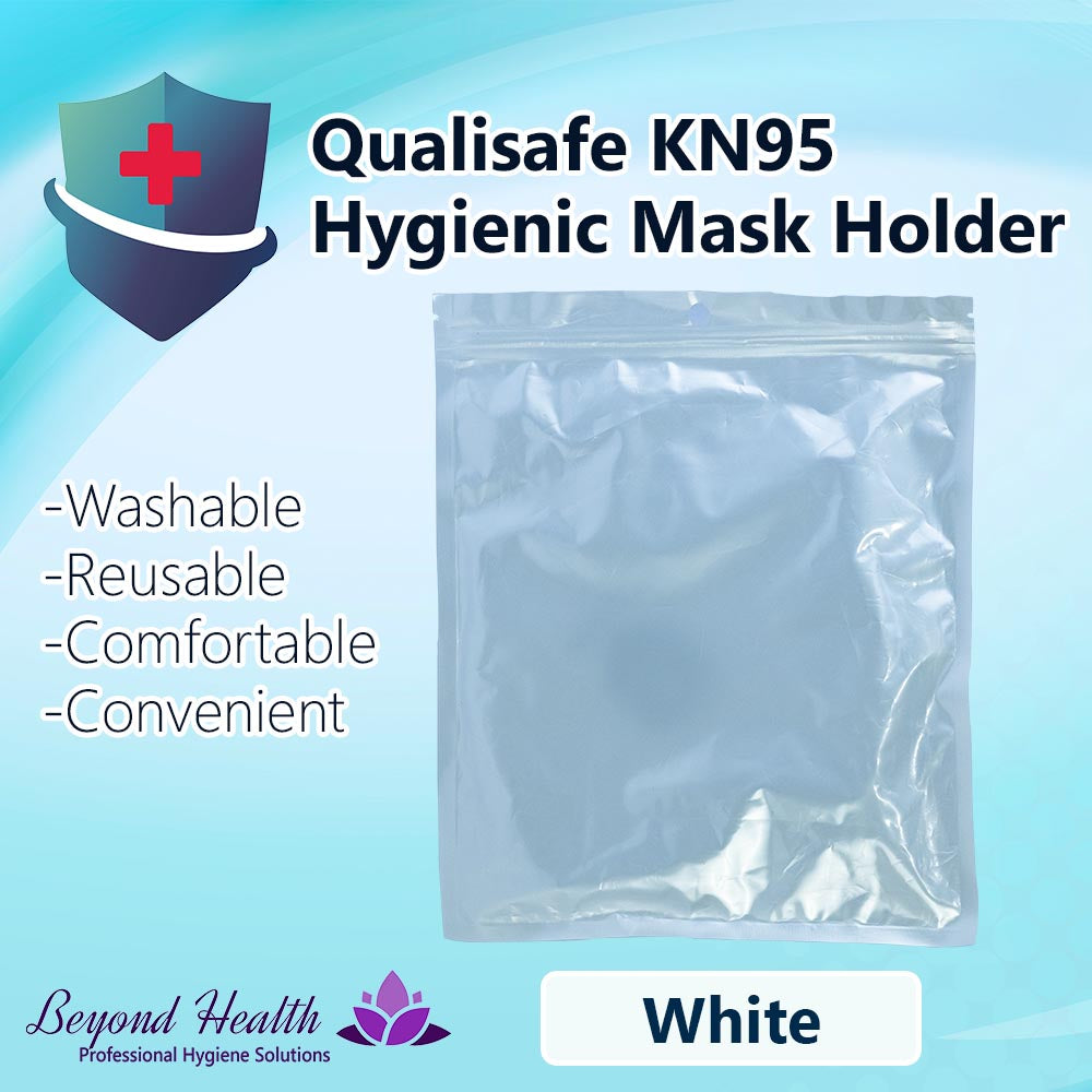 Qualisafe KN95 Hygienic Mask Holder White