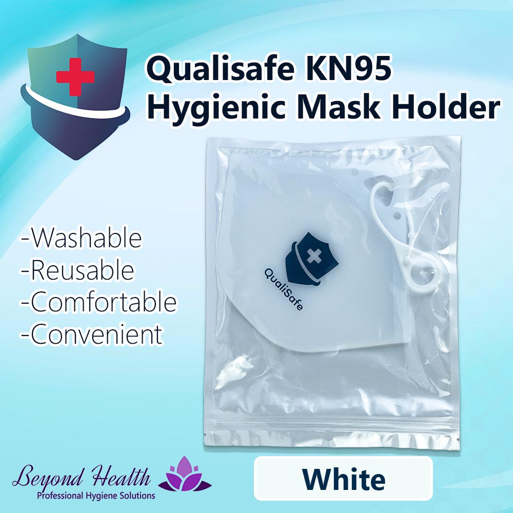 Qualisafe KN95 Hygienic Mask Holder White