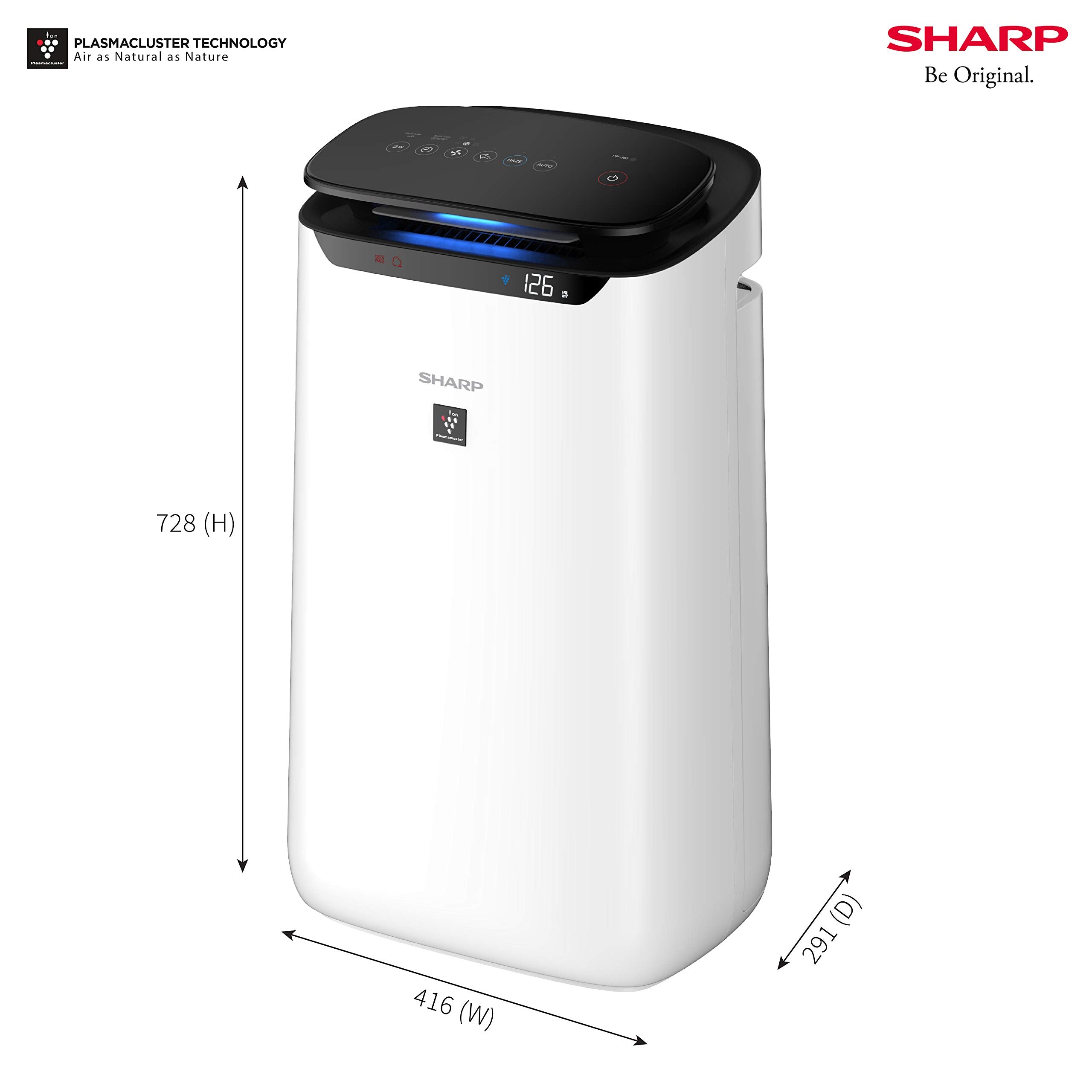 Sharp FP-J60E-W Air Plasmacluster Air Purifier