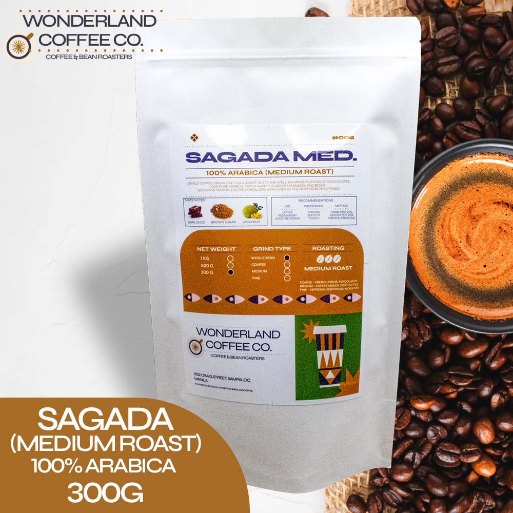 SAGADA Medium Roast 100% Arabica Coffee Sagada Sunrise: Premium Medium Roast Arabica Coffee Beans with Smooth and Balanced Flavor - Sustainably Grown and Handcrafted in Sagada, Perfect for Those Who Appreciate Locally-Sourced Coffee, Lazada PH Best