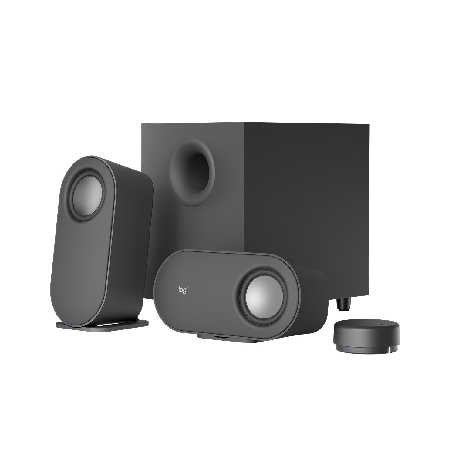 Logitech Z407 Bluetooth Computer Speakers with Subwoofer and Wireless control. Connect via Bluetooth, micro USD and the 3.5 mm input.