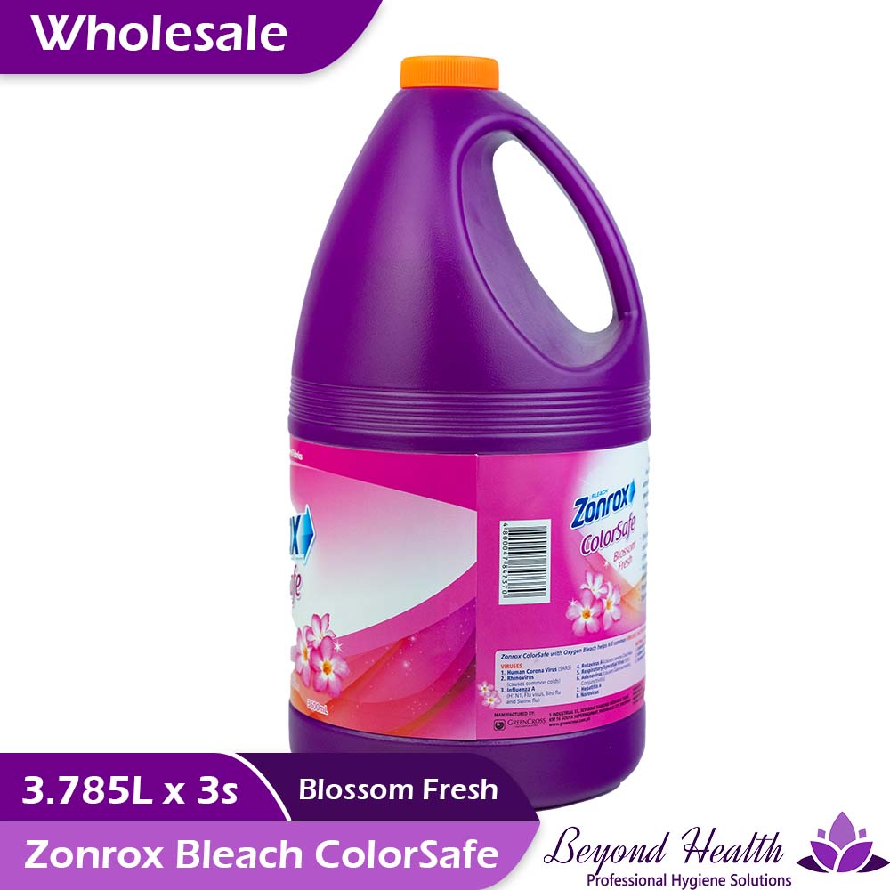 Wholesale Zonrox ColorSafe Bleach [3.785L x 3Gallon]