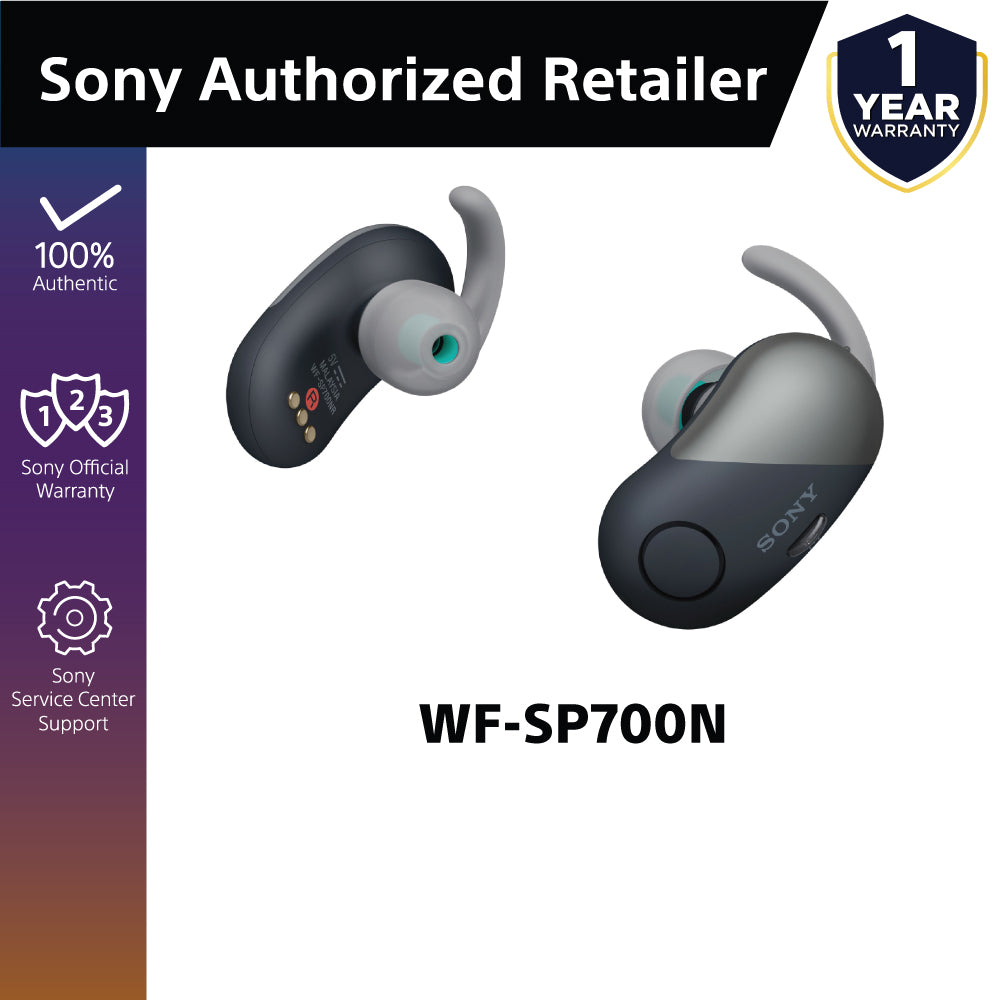 Sony Wireless WF-SP700N / WFSP700N Noise-Canceling Headphones for Sports