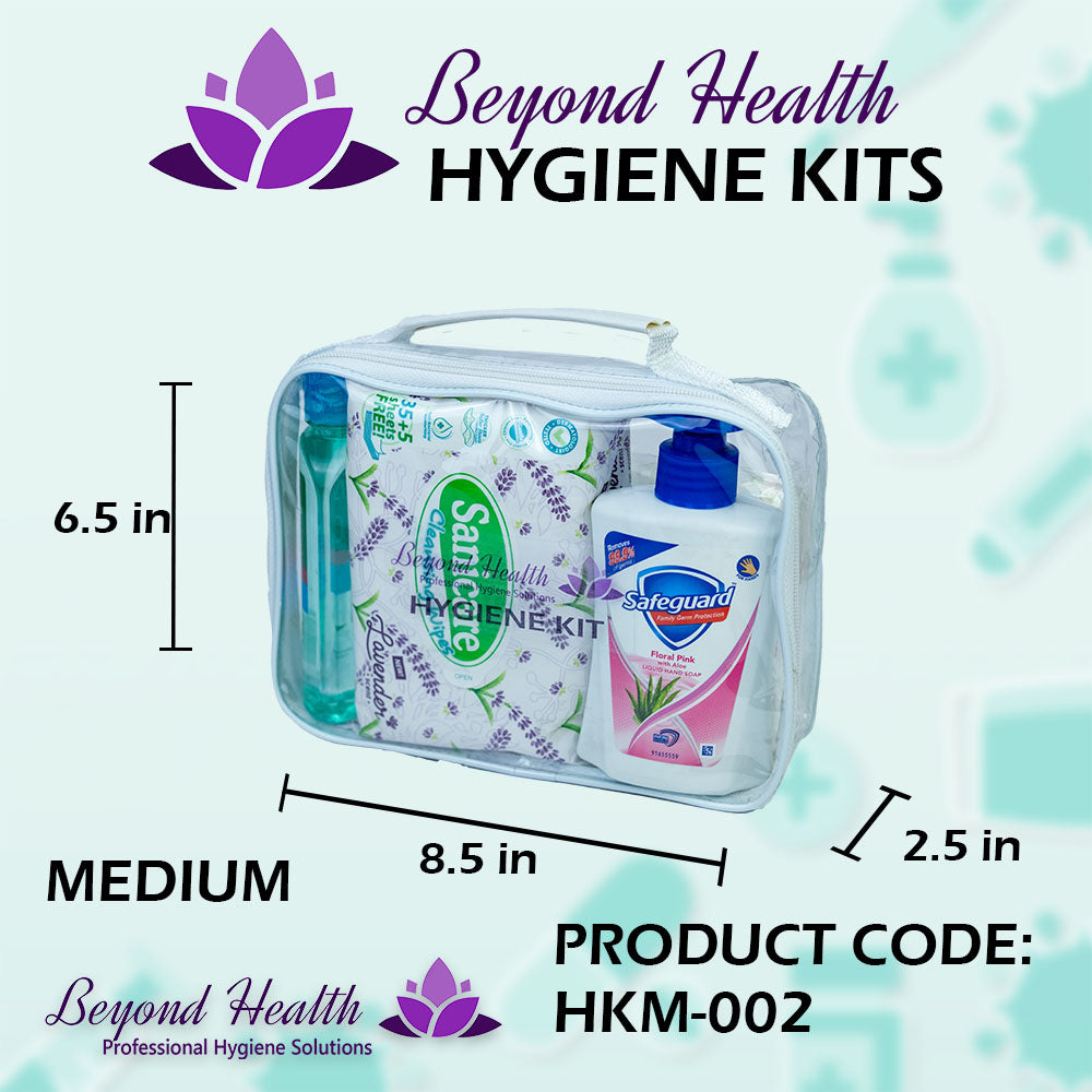 HKM-002 Personal Hygiene Kit Beyond Health 5 Items Disinfection Kit MEDIUM BAG