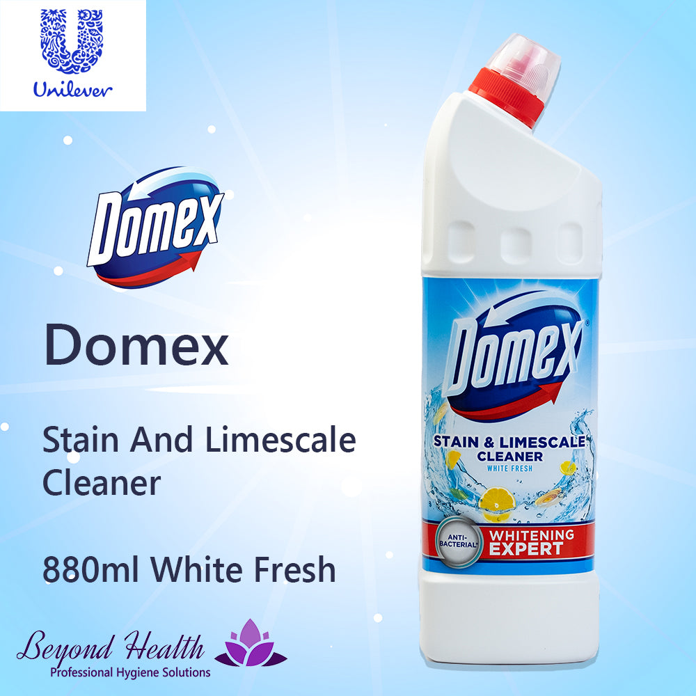 Domex Stain And Limescale Cleaner White Fresh 880ml