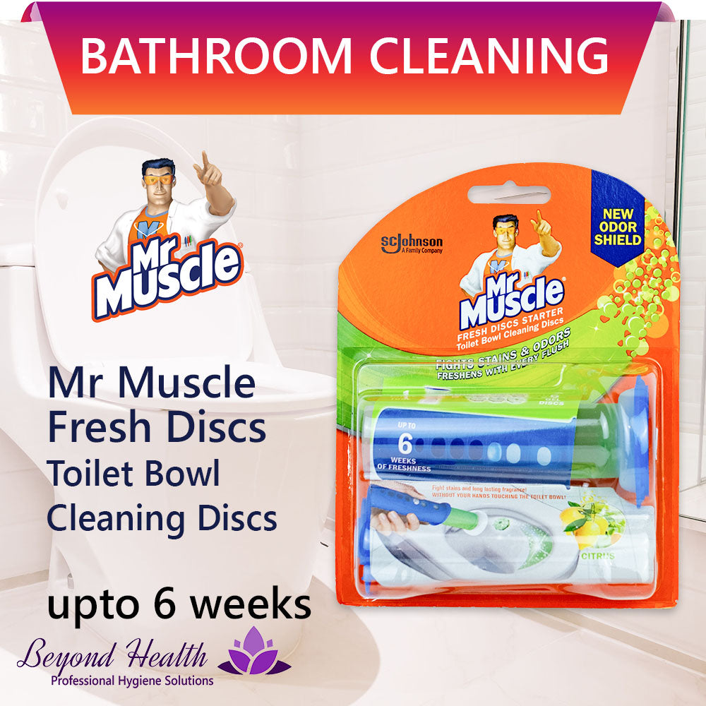 Mr. Muscle Fresh Disc Toilet Bowl Cleaning Citrus Fresh Disc 38g